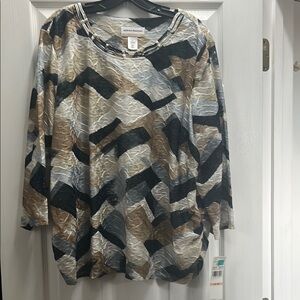 Women's Abstract Patterned Top